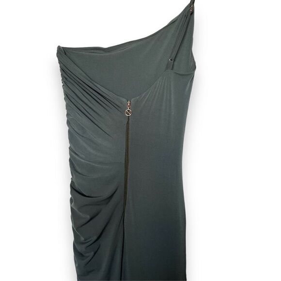 Nookie Aria One‎ Shoulder Gown in Khaki - Picture 7 of 8